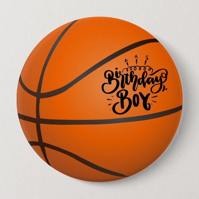 Birthday Boy  10 Cm Round Badge (Front)