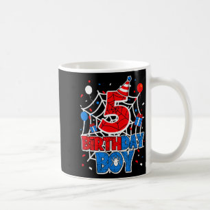 Birthday Boy 5 Year Old Sders 5th Birthday Kids  Coffee Mug