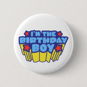 Birthday Boy 6 Cm Round Badge