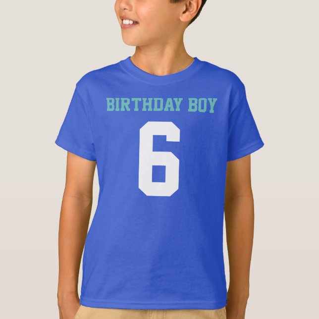 Birthday Boy 6 T-Shirt (Front)