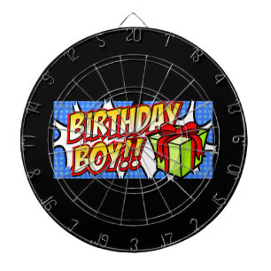 Birthday Boy Banner Dartboard