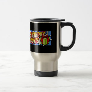 Birthday Boy Banner Travel Mug