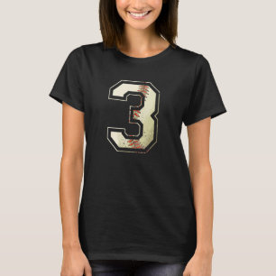 Birthday Boy Baseball 3rd Birthday Party 3 Years O T-Shirt