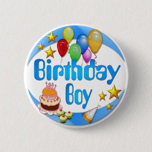 Birthday Boy ~ Button
