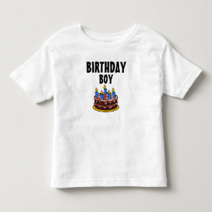 Birthday Boy Cake Toddler T-shirt