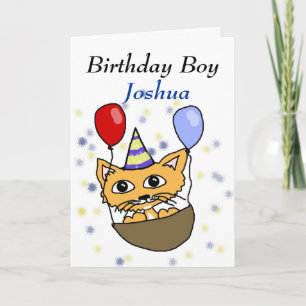 Birthday boy card
