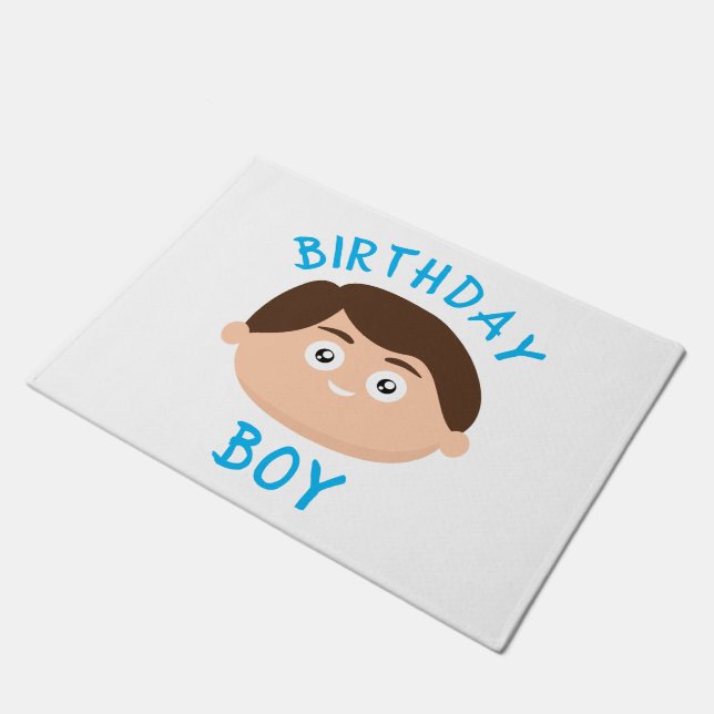 Birthday Boy Doormat (Angled)
