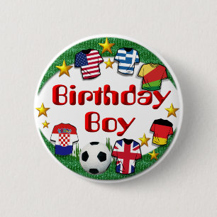Birthday Boy (Football) ~ Button