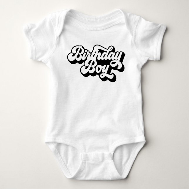 Birthday Boy Infant Baby Bodysuit Boys (Front)