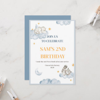 Birthday Boy Invitation Card