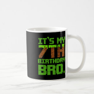 Birthday Boy It's My 7th Birthday Gamer Pixel Numb Coffee Mug