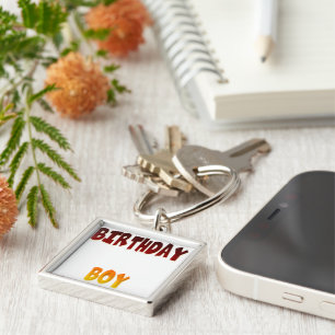 Birthday Boy Key Ring
