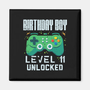 Birthday Boy Level 11 Unlocked Gamer Controller 11 Magnet
