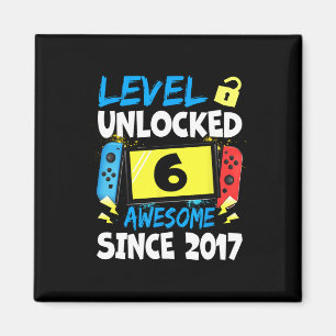 Birthday Boy Level 6 Unlocked Awesome 2017 Video G Magnet
