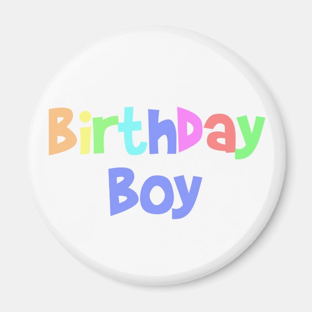 Birthday Boy Magnet (Front)