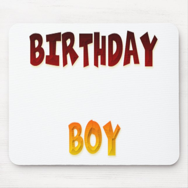 Birthday Boy Mouse Pad (Front)