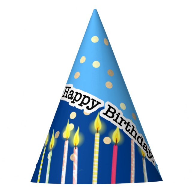 Birthday Boy Party Hat (Front)