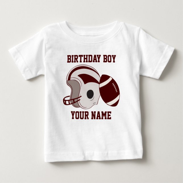 Birthday Boy Personalised Football Shirt (Front)