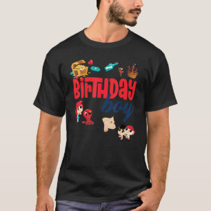 Birthday Boy Pirate Birthday Party Theme Ocean 1 T-Shirt