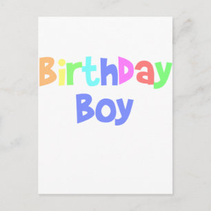 Birthday Boy Postcard