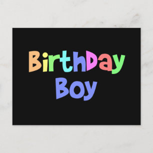 Birthday Boy Postcard
