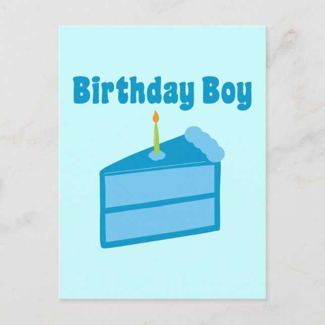 Birthday Boy Postcard (Front)