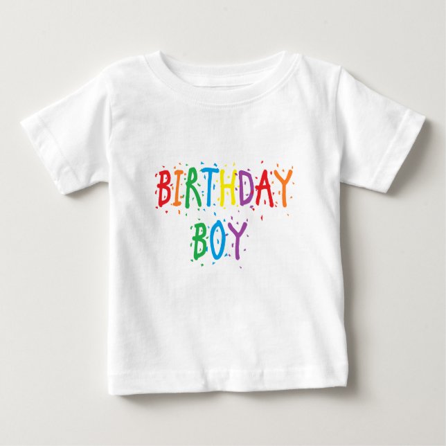 "Birthday Boy" Shirt (Front)