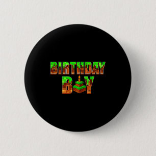 Birthday Boy Shirt Happy Birthday Video Game Xel K 6 Cm Round Badge