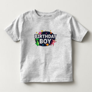 Birthday Boy Space Adventure Toddler T-Shirt