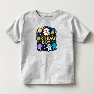 Birthday Boy Space Adventure Toddler T-Shirt