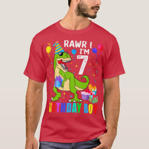 Birthday Boy T Rex Dinosaur 2 T-Shirt