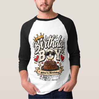 Birthday Boy T-Shirt for Boyfriend  Gift for Him