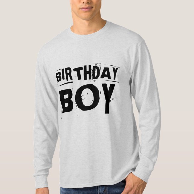 BIRTHDAY BOY T-SHIRTS (Front)