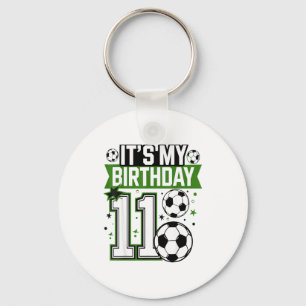 Birthday Boy Tees 11 Soccer Its My 11th Birthday B Key Ring