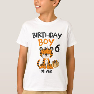 Birthday Boy Tiger Shirt – Custom Name & Age