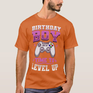 Birthday Boy Time To Level Up Gift T-Shirt