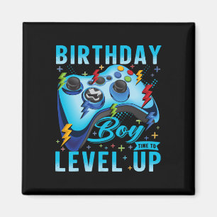 Birthday Boy Time To Level Up Video Game Birthday  Magnet