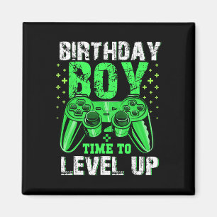 Birthday Boy Time To Level Up Video Game Birthday  Magnet