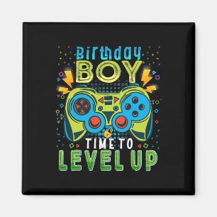 Birthday Boy Time To Level Up Video Game Birthday  Magnet