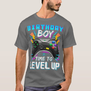 Birthday Boy Time to Level Up Video Game Birthday T-Shirt