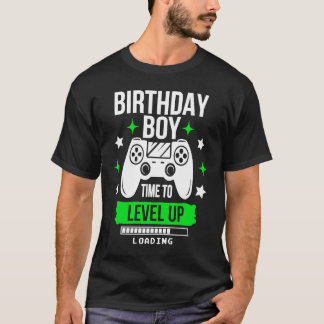 Birthday Boy Time To Level Up Video Game Birthday T-Shirt