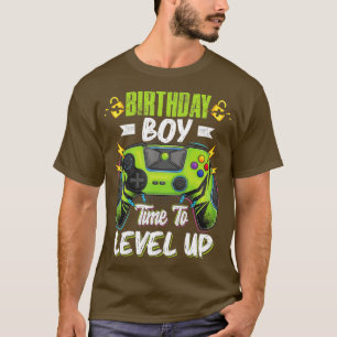 Birthday Boy Time to Level Up Video Game Birthday T-Shirt