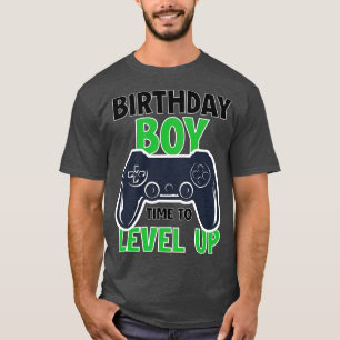 Birthday Boy Time to Level Up Video Game Birthday T-Shirt