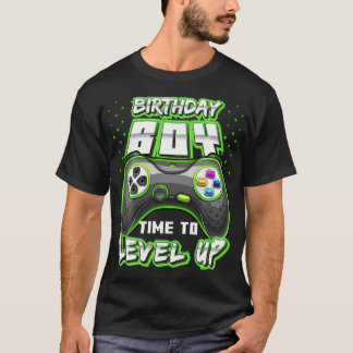 Birthday Boy Time To Level Up Video Game Birthday T-Shirt