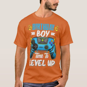 Birthday Boy Time to Level Up Video Game Birthday T-Shirt