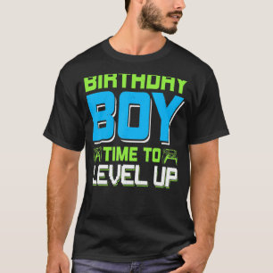 Birthday Boy Time to Level Up Video Game Birthday T-Shirt