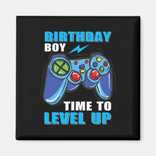 Birthday Boy Time To Level Up Video Game Boys Magnet