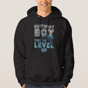 Birthday Boy Time To Level Up Video Game Controlle Hoodie