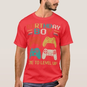 Birthday Boy Time To Level Up Video Game T-Shirt