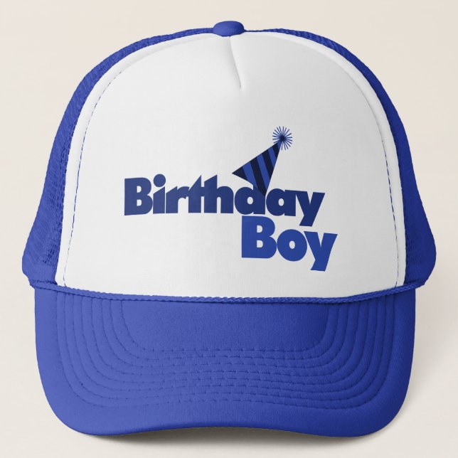 Birthday BOY Trucker Hat (Front)